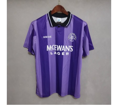 Rangers 94/95 Third Purple Soccer Jersey